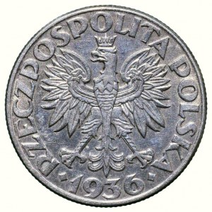Pologne, République, 2 zlotys 1936 Navire