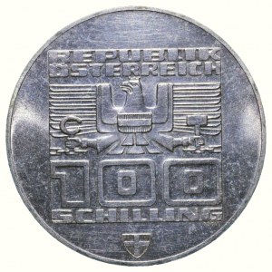 Österreich, 100 Schilling 1976 - OH Insbruck 1976