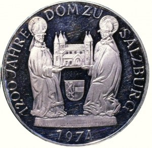 Austria, 50 Schilling 1974 - 1200 years of Salzburg Cathedral