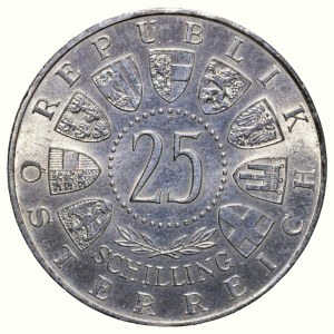 Austria, 25 scellini 1958 Welsbach
