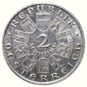 Rakúsko, 2 šilingy 1928 Schubert