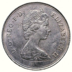 Velká Británie, Alžběta II. 1952-2023, 25 pence 1981