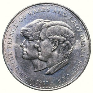 Velká Británie, Alžběta II. 1952-2023, 25 pence 1981