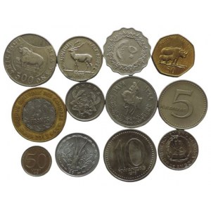 Afrika různé země, konvolut 12 ks