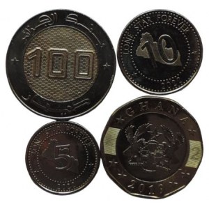 Alžír, Liberie, Ghana, Alžír 100 dinár 2021 příležitostný
