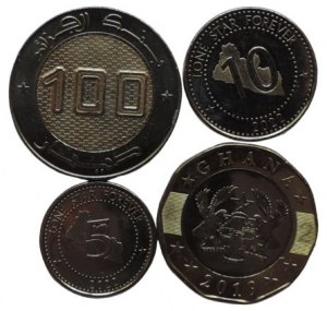 Algeria, Liberia, Ghana, Algeria 100 dinar 2021 occasional