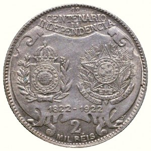 Brazílie republika, 2000 Réis 1922