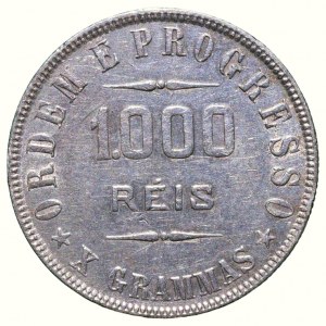 Brazil Republic, 1000 Réis 1908