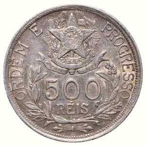 Brazil Republic, 500 Réis 1912