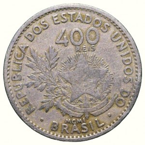 Brazil Republic, 400 Réis 1901 (MCMI)