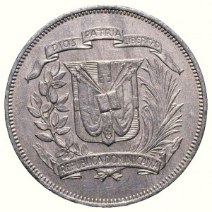 Dominican Republic, 1/2 peso 1967