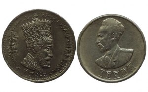 Etiopia, Hajle Sellasje, 50 centów 1944 Ag