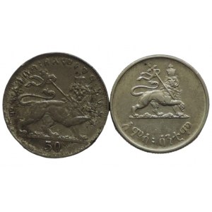 Etiopie, Haile Selasie, 50 cent 1944 Ag