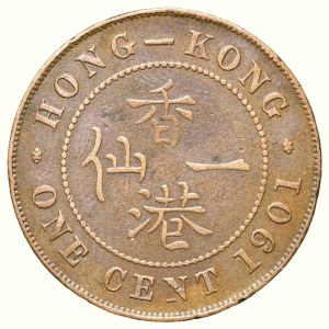 Hong Kong, Viktorie 1863 - 1901, 1 cent 1901