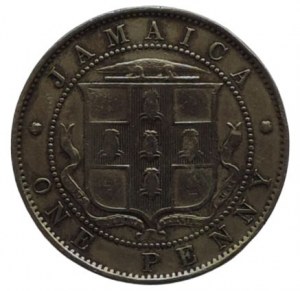 Jamaica, Edward VII., 1 Penny 1906