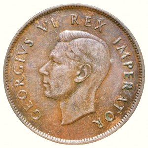 Sudafrica, Giorgio VI, 1 penny 1941