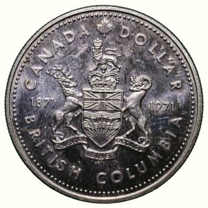 Canada, Elizabeth II, 1 dollar 1971