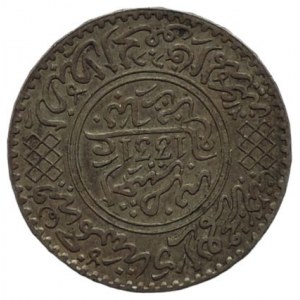 Maroko, Yusúf 1913-1918, 5 dirham 1913 Y32