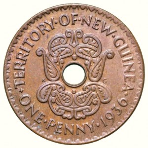 Papua New Guinea, Edward VIII. 1936-1936 , 1 pence 1936