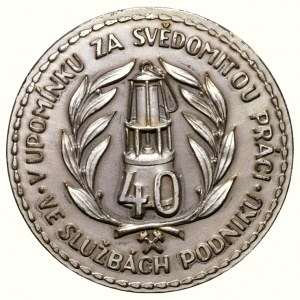 MEDAILE, Medaile- 40 let ve službách podniku