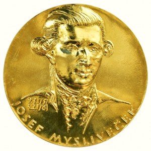 MEDAILE, Josef Mysliveček 9.3. 1737-4.2. 1781