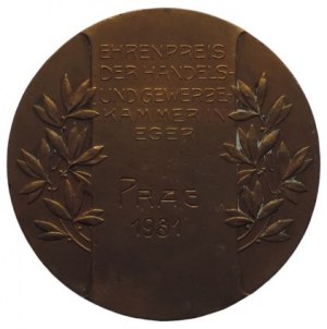 MEDAILE, AE 60mm Prix d'honneur de la Chambre de commerce et d'industrie d'Eger