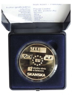 MEDAGLIA, medaglia AE (ottone placcato oro) 50mm/48g 