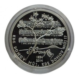 Medaile 180 let české národní hymnyAg 33mm/15