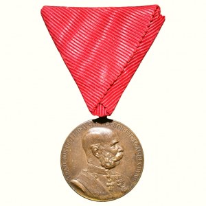Jubilejní pamětní medaile SIGNVM MEMORIAE 1898 - bronz neznačená VM 1/32 A; civilní stuha