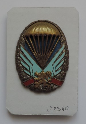 Badge of Czechoslovak paratroopers 1949-51