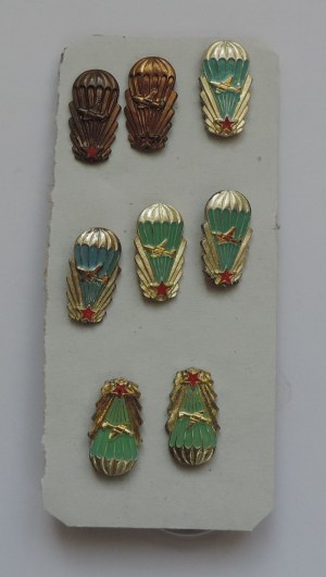 Miniatures of paratrooper badges 1951-92
