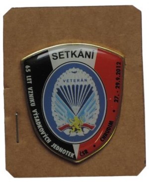 Účastnícky odznak 5. ročníka Memoriálu zakladateľov výsadkových vojsk Smolenice 2009