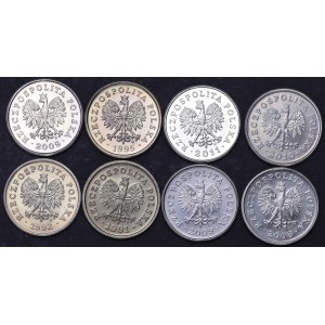 Polska, 50 groszy 8 sztuk