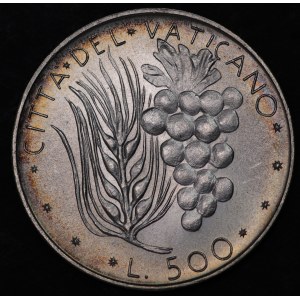 Vatican, 500 lira 1970