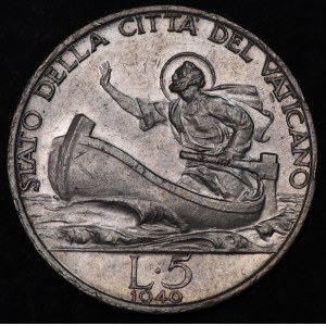 Vatican, 5 lira 1940