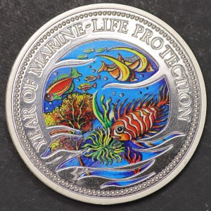 Palau, $1 1992 - Rok ochrany vodních organismů