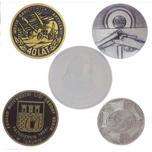 Set of 5 medals