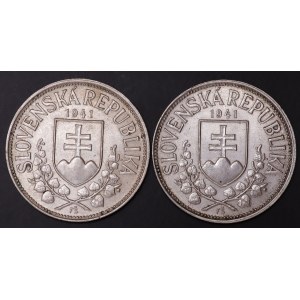 Słowacja, 20 koron 1941 - zestaw 2 sztuk