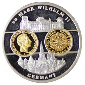 Medal, Niemcy, 20 marek Wilhelm II