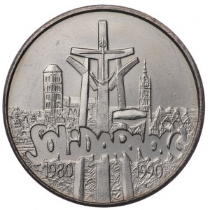 Polska, III RP, 100 000 złotych 1990 Solidarność, typ C