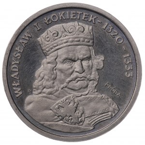 Polska, PRL, Próba CuNi 200 złotych 1986 Władysław I Łokietek