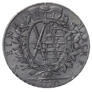 Niemcy, Saksonia, 1 talar 1770