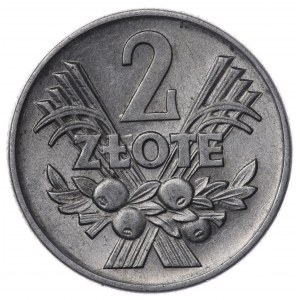 Polska, PRL, 2 złote 1958 Jagody