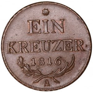 Austria, 1 kreuzer 1816 A