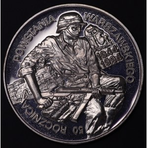 Poland, Third Republic, 100,000 zloty 1994, 50th anniversary of the Warsaw Uprising