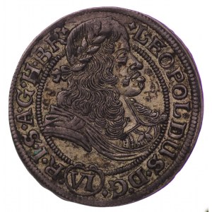 Silesia, Leopold I, 6 krajcars 1673 SHS, Wrocław