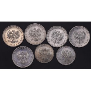 Poland, People's Republic of Poland, 20 zloty - set of 7 pieces