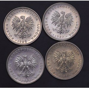 Polska, PRL, 10 złotych - zestw 4 sztuk