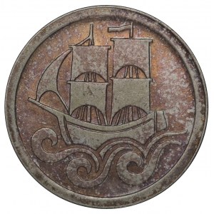 Free City of Danzig, 1/2 guilder 1923, Utrecht, Koga - very nice
