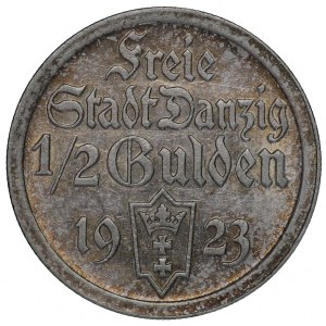 Free City of Danzig, 1/2 guilder 1923, Utrecht, Koga - very nice